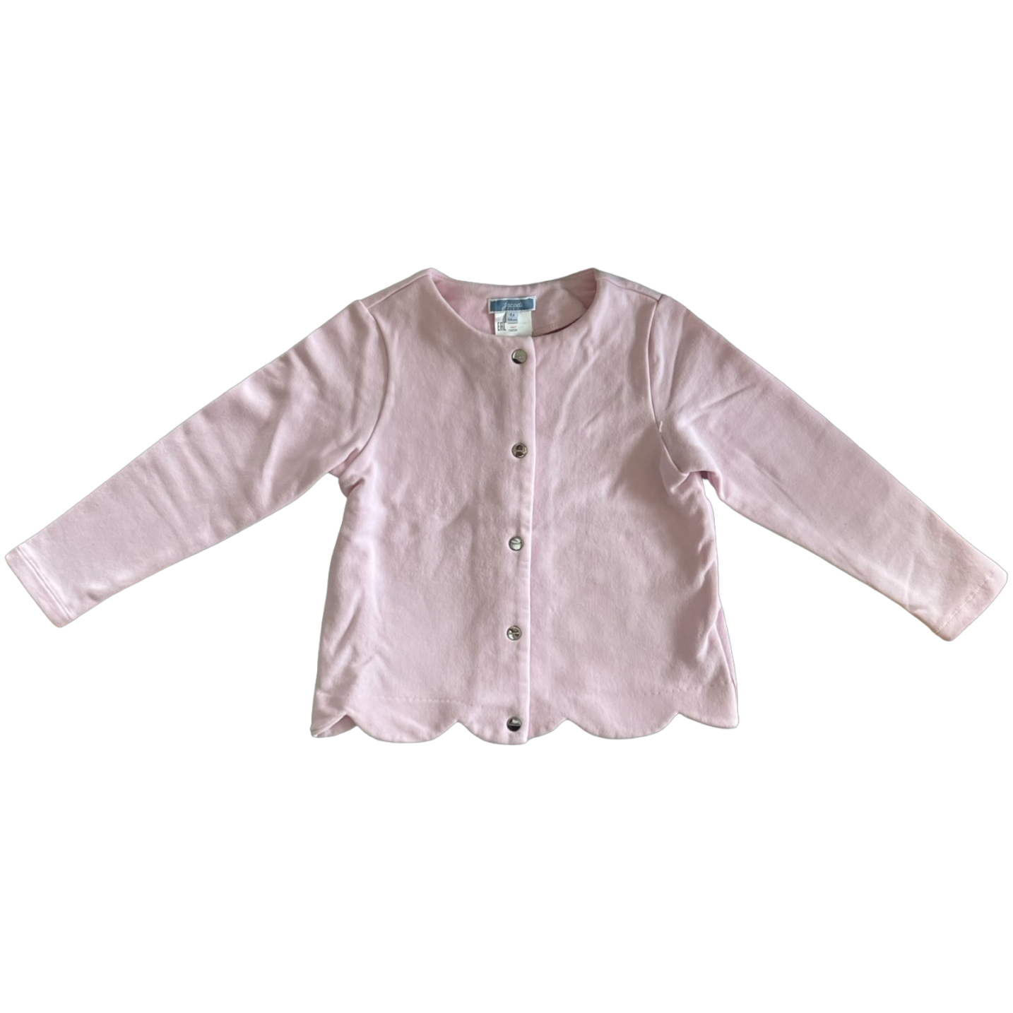 Jacadi Pink Fleece Cardigan 4Y