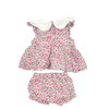 Cecil and Lou Floral Short Sleeve Dress (w/ Romper) 9M