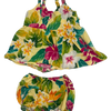 Kilohanna Hawaiian Dress and Romper Set 6M