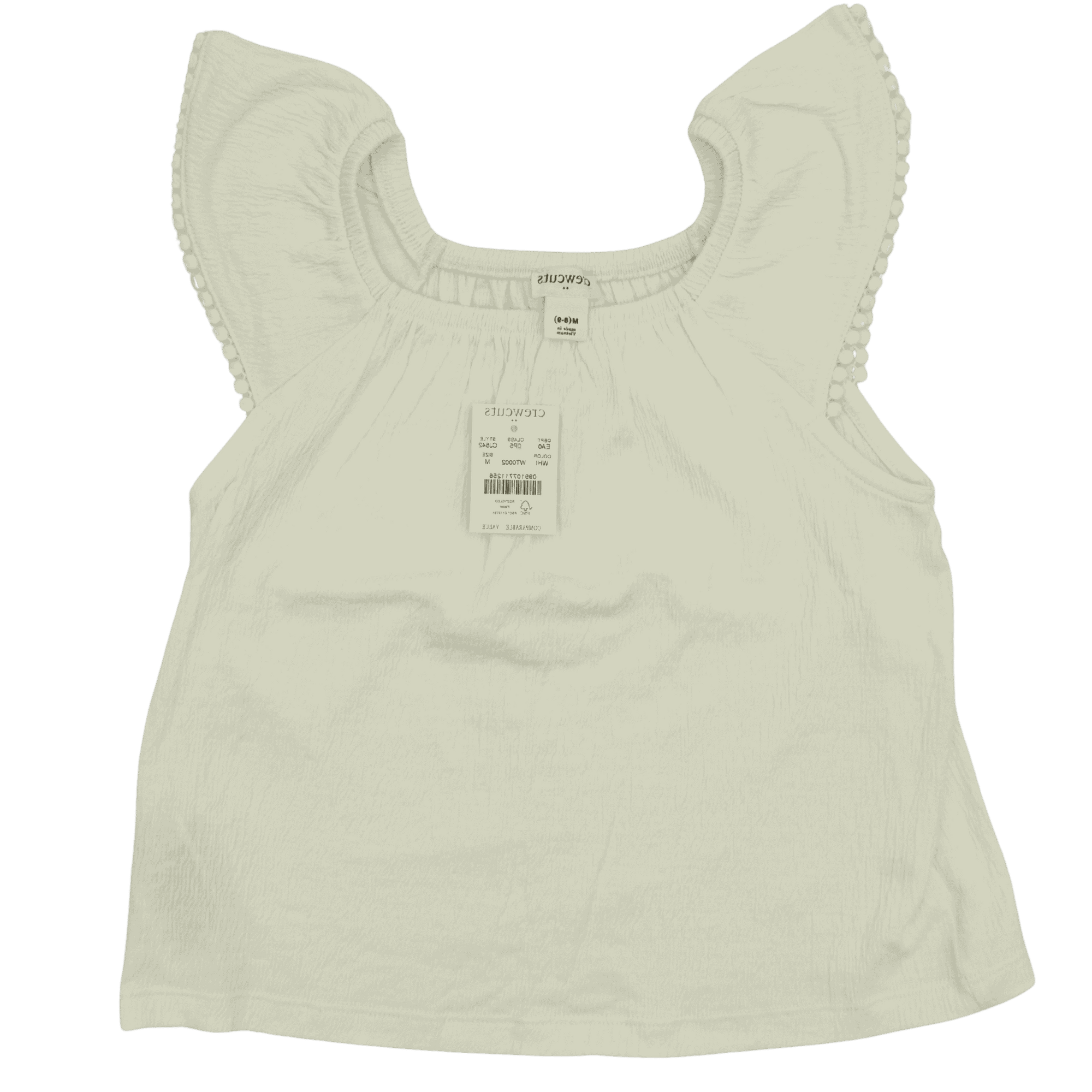 J Crew Crewcuts Flutter-sleeve Tank Top 8-9Y