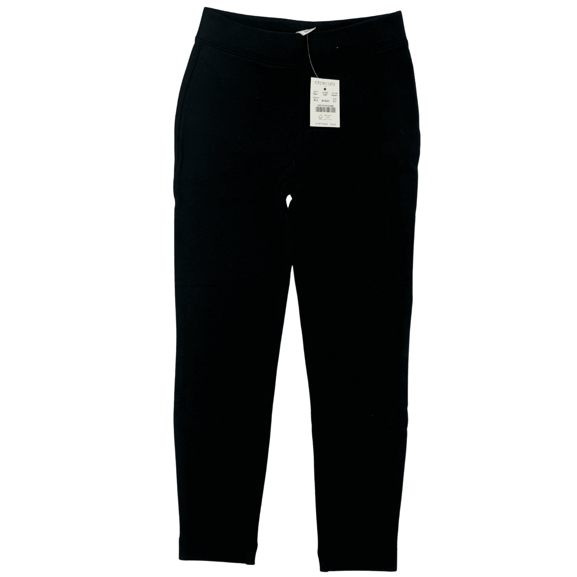 J Crew Crewcuts Black Leggings 6-7Y