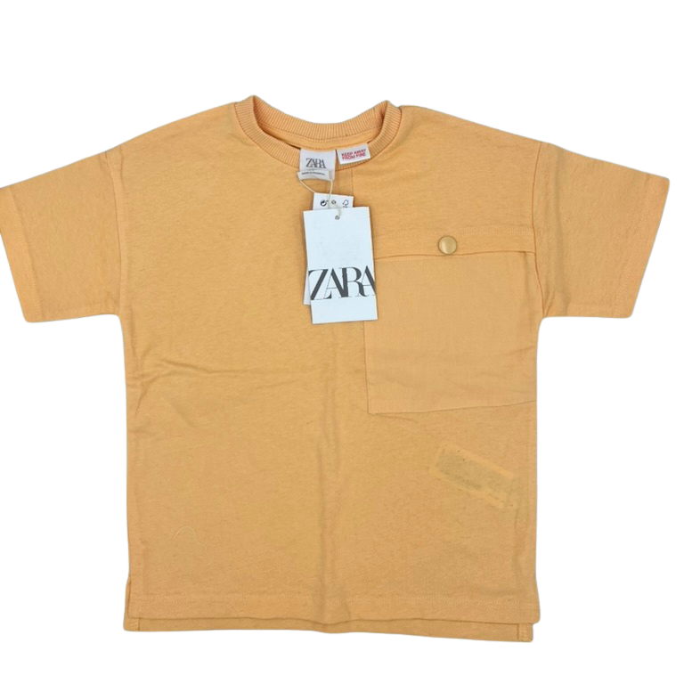 Zara Orange T-Shirt 3-4Y