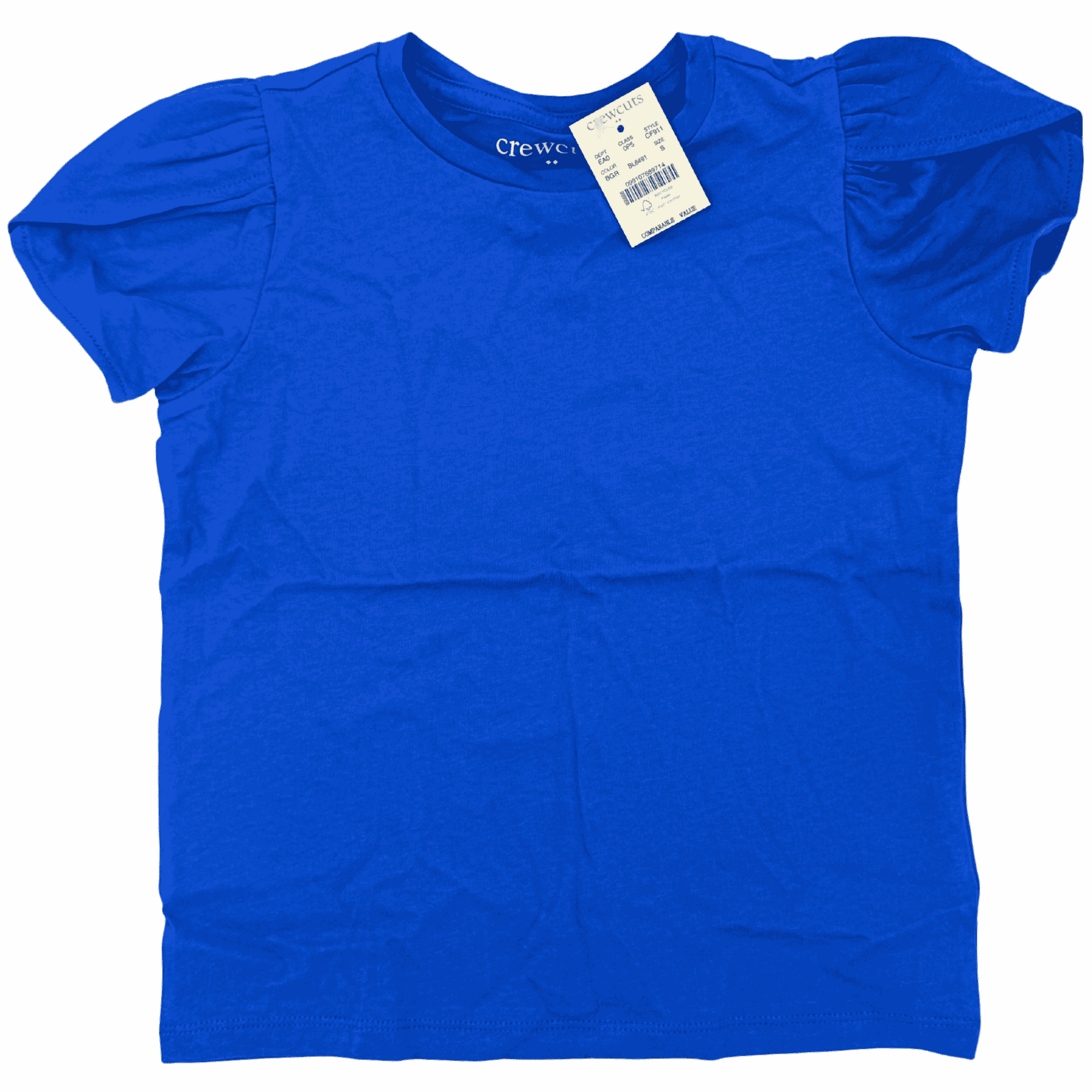 J Crew Crewcuts Flutter-sleeve Tee 6-7Y