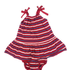 Hanna Andersson Red, White and Blue Striped Dress and Romper Set 18-24M