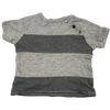 7 For All Mankind Grey Striped T-Shirt 12M