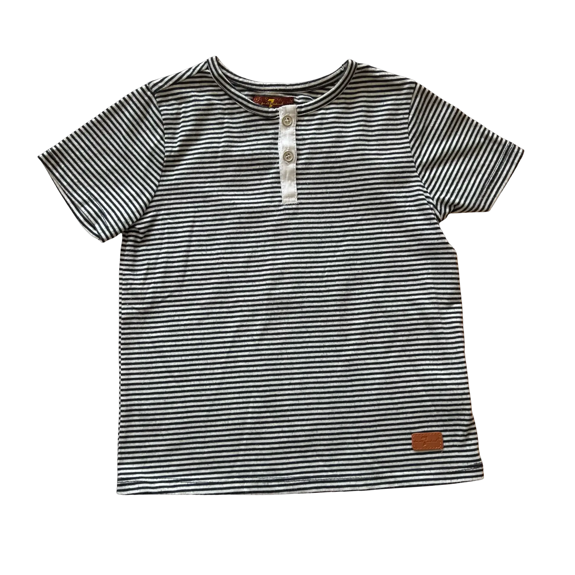 7 For All Mankind Striped T-Shirt 3Y
