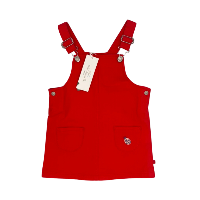 Cadet Rousselle Red Overalls 18M