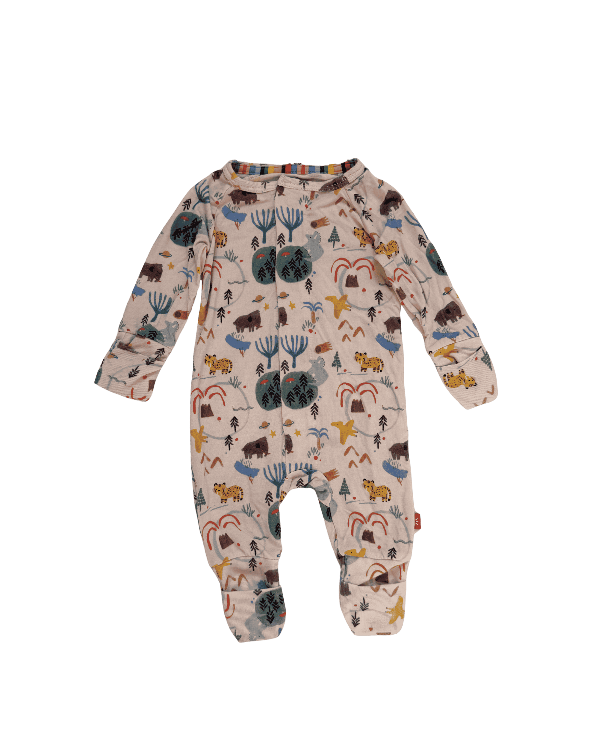 Magnetic Me Animal Convertible Coverall Onesie Newborn
