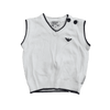 Armani Baby White Knit Sweater Vest 9M