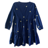BISBY Corduroy Blue Star Western Dress 3Y