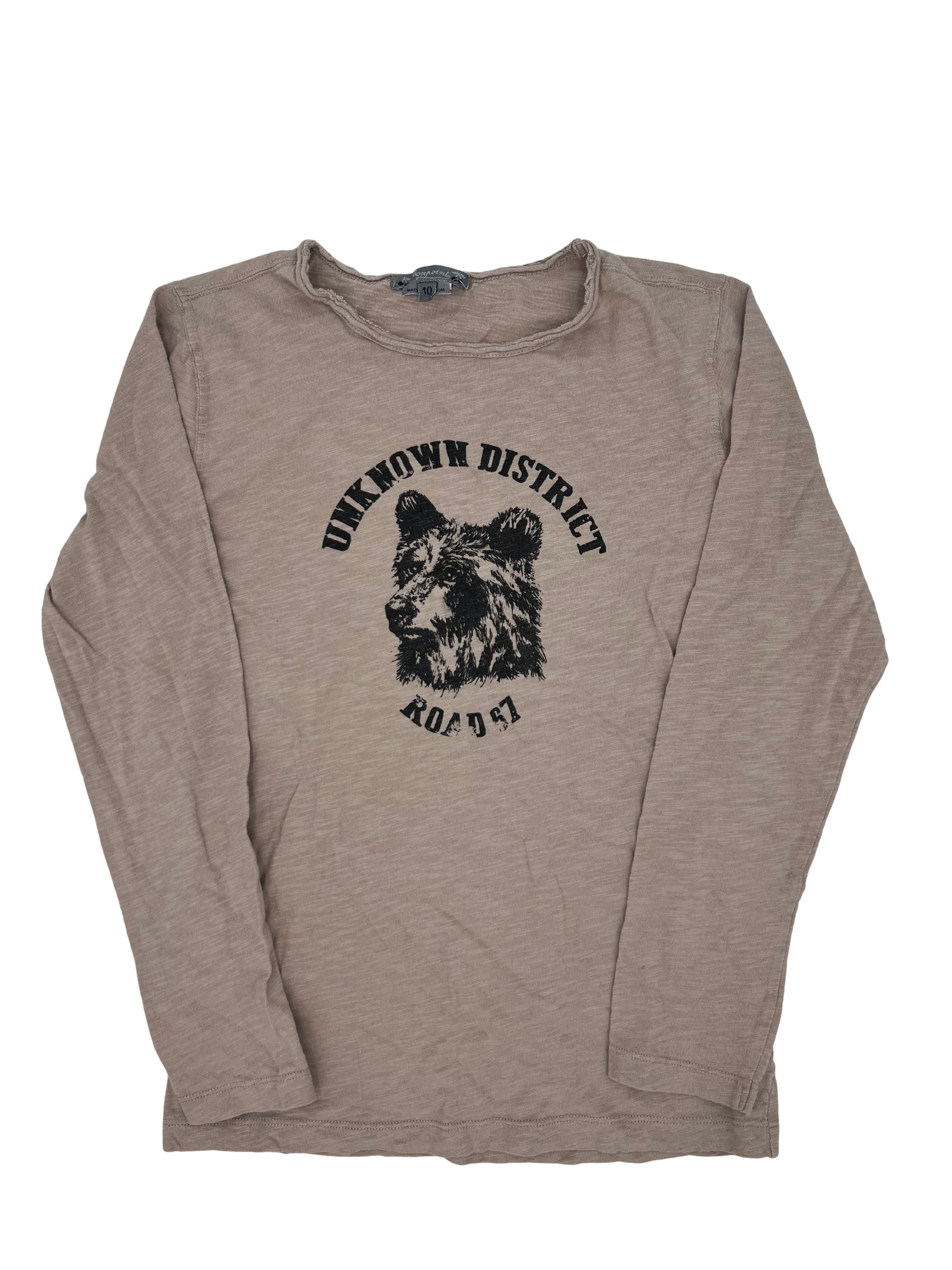 Bonpoint Tan Long Sleeve Shirt 10Y