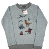 Bonpoint Blue Dinosaur Sweatshirt 10Y