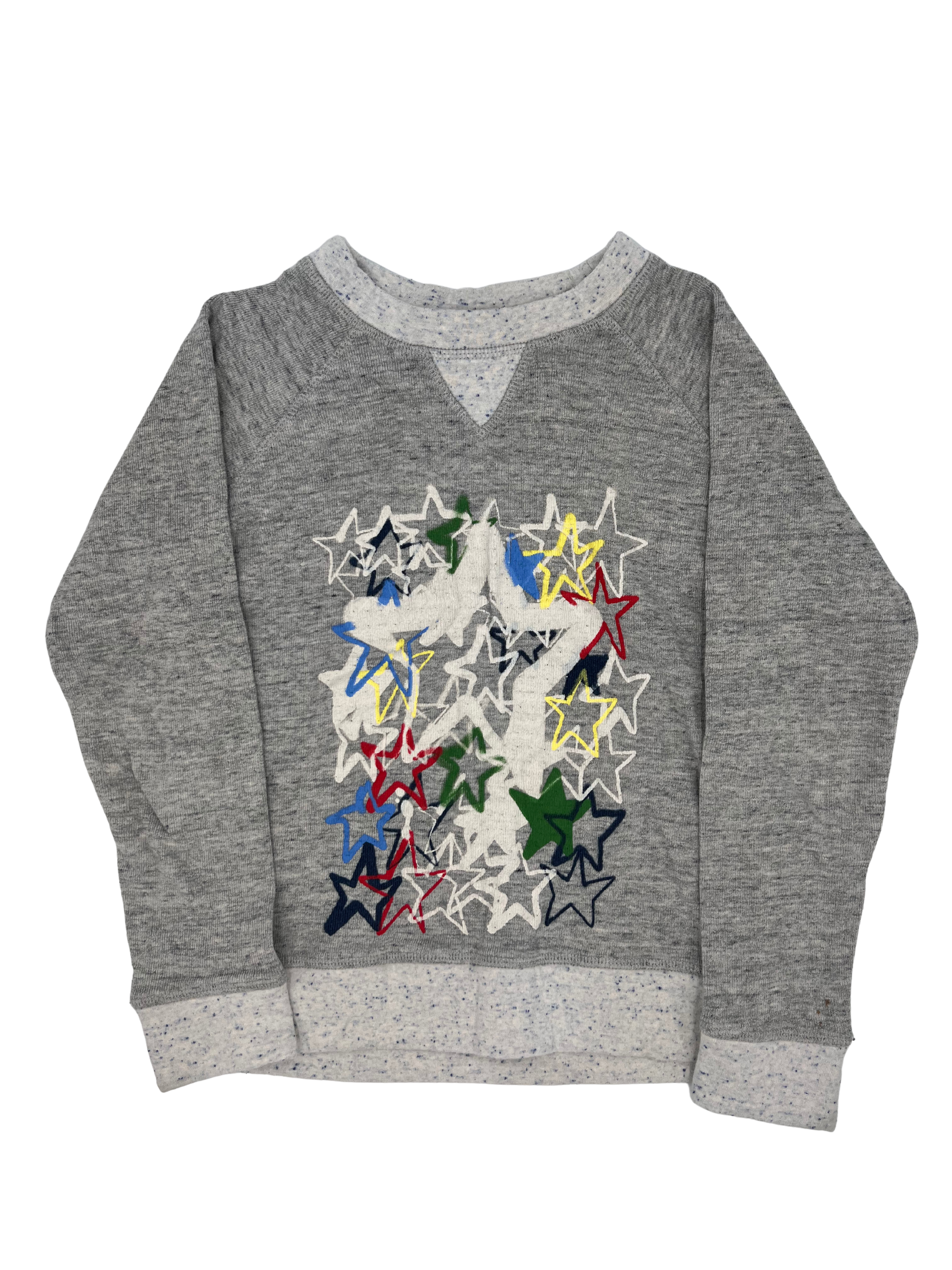 Bonpoint Gray Graphic Sweatshirt 8Y