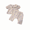 Gap Baby Ruffle Puff-Sleeve Outfit Set in a Floral Pattern 0-3M