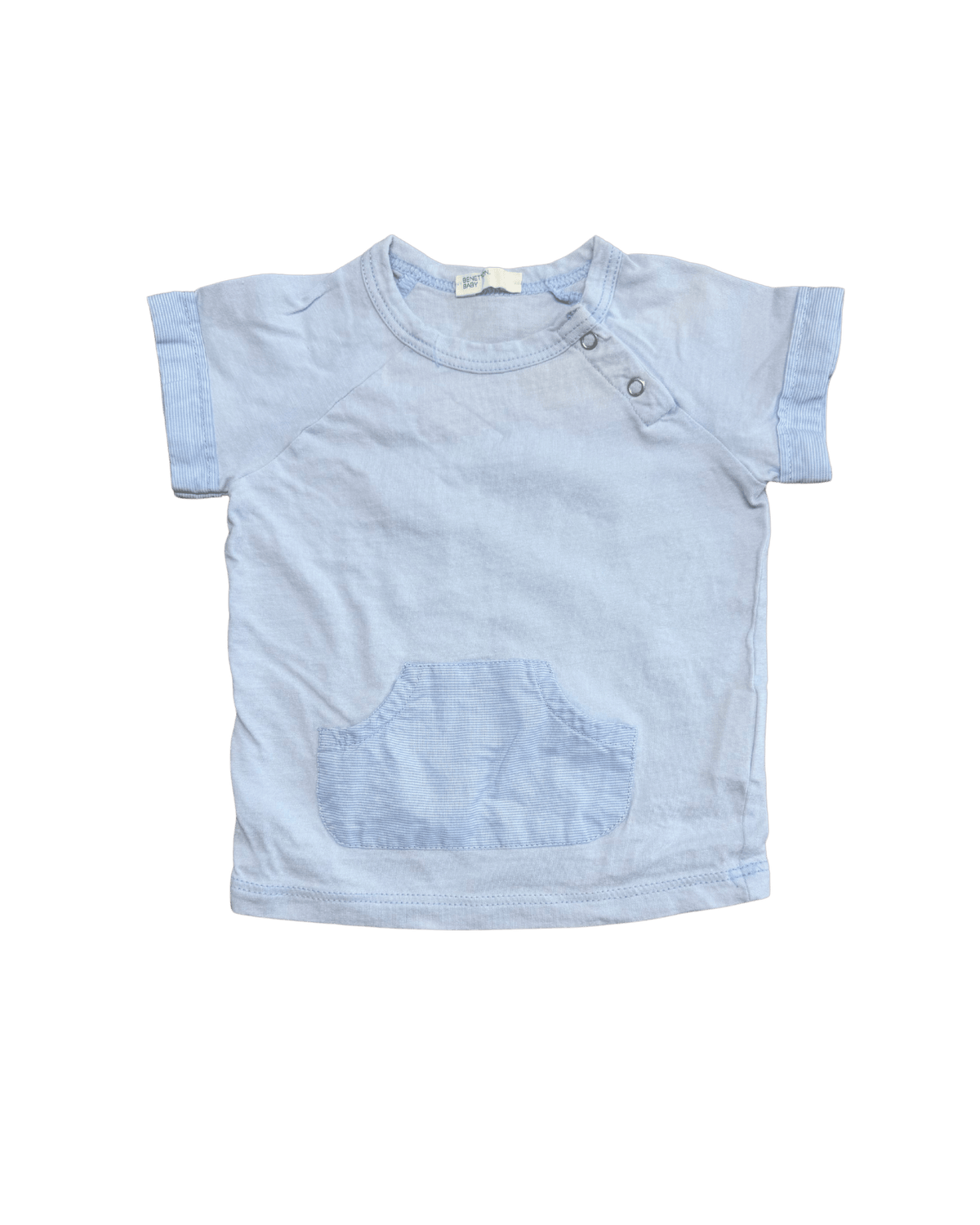 United Colors of Benetton Blue T-Shirt 0-3M