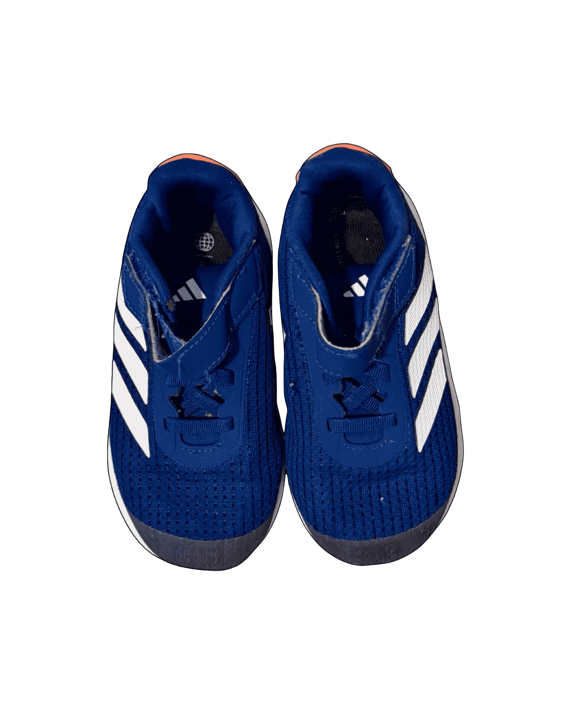 Adidas Blue and Orange Velcro Sneaker 9K