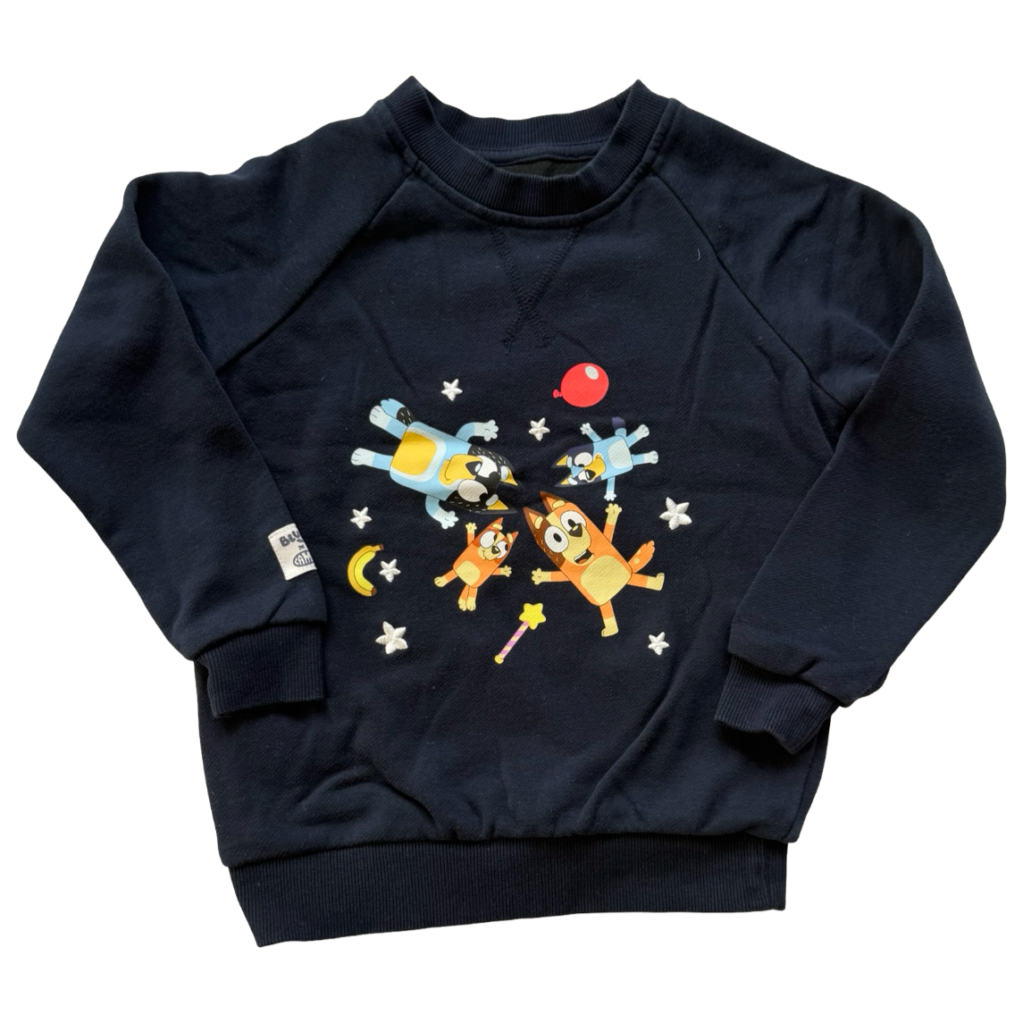 Bluey x CAMP Navy Sweatshirt 4Y