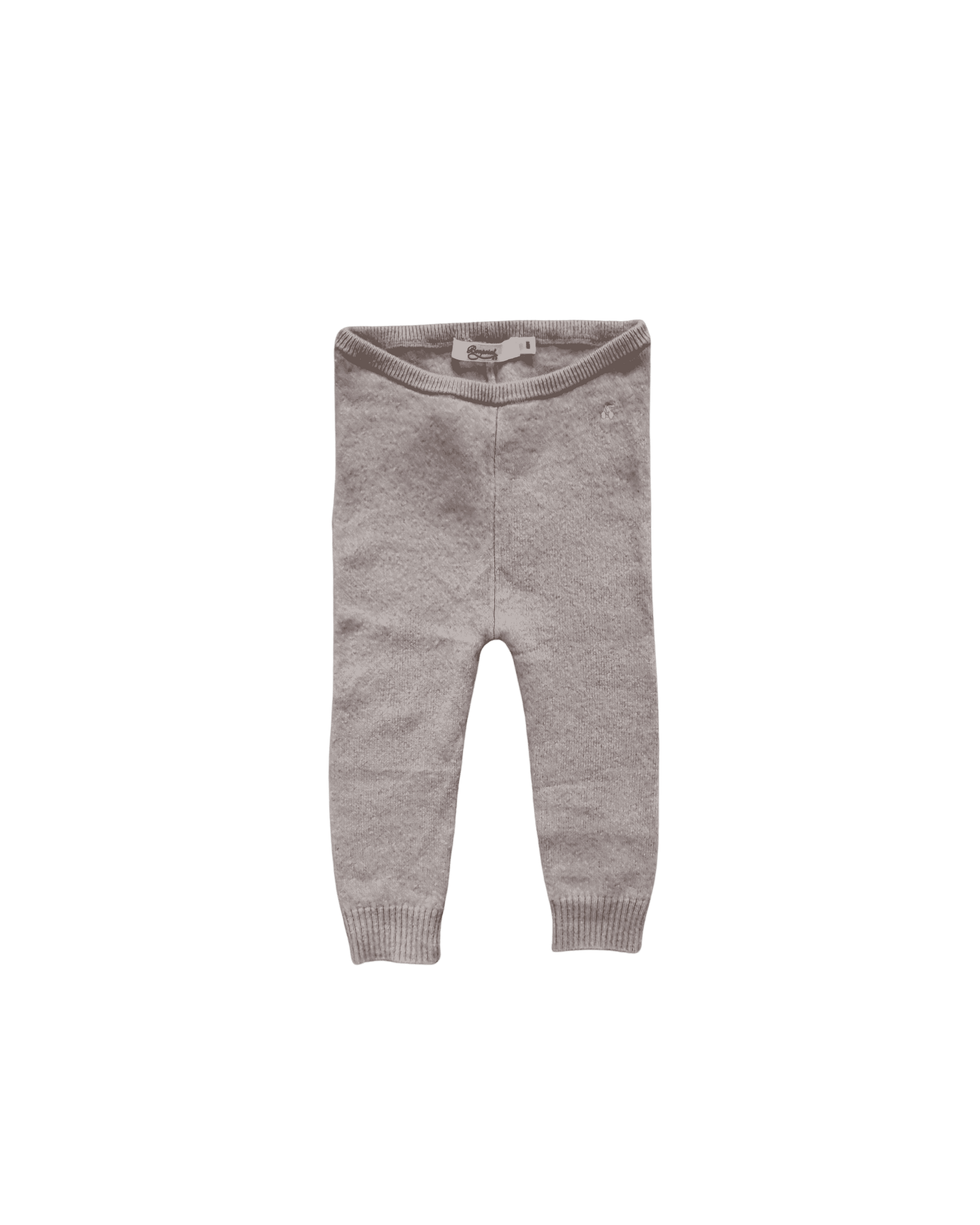 Bonpoint Tan Cashmere Leggings 18M