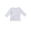 Bonpoint White Long-Sleeved T-Shirt with Blue Cherry 6M