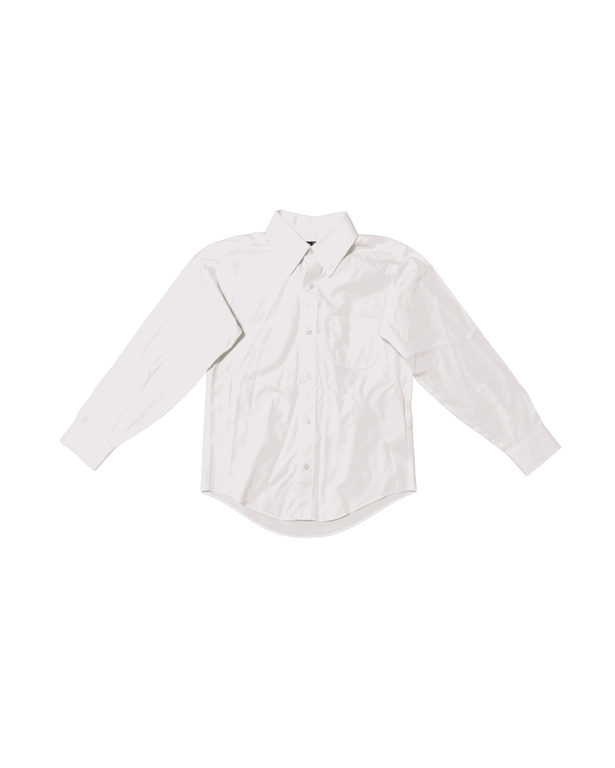 Brooks Brothers White Long-Sleeve Button-Down 8Y