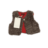 Catimini Brown Faux Fur Vest 1M