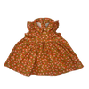 Little Moony Orange Tulip Dress 3-6M