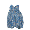 Trotters London Lily Rose Blue Romper 6M