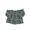 Louis Louise Blue Patterned Long-Sleeve Top 6M
