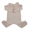 Janie and Jack Pink Heart with a Ruffle Collar One Piece 12-18M
