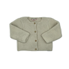 Bonpoint Cream Stitch Cardigan with Wooden Buttons 12M