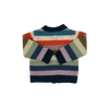 Bonton Colorful Striped Cardigan 12M