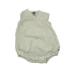 Bonton White Wrap Front Romper 6M
