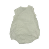 Bonton White Wrap Front Romper 6M