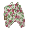 Angel Dear Romper and Hat with Pink Floral Hibiscus's 6-12M