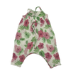 Angel Dear Romper and Hat with Pink Floral Hibiscus's 6-12M