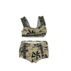 Janie and Jack Two Piece Swimsuit with Safari Print 6-12M