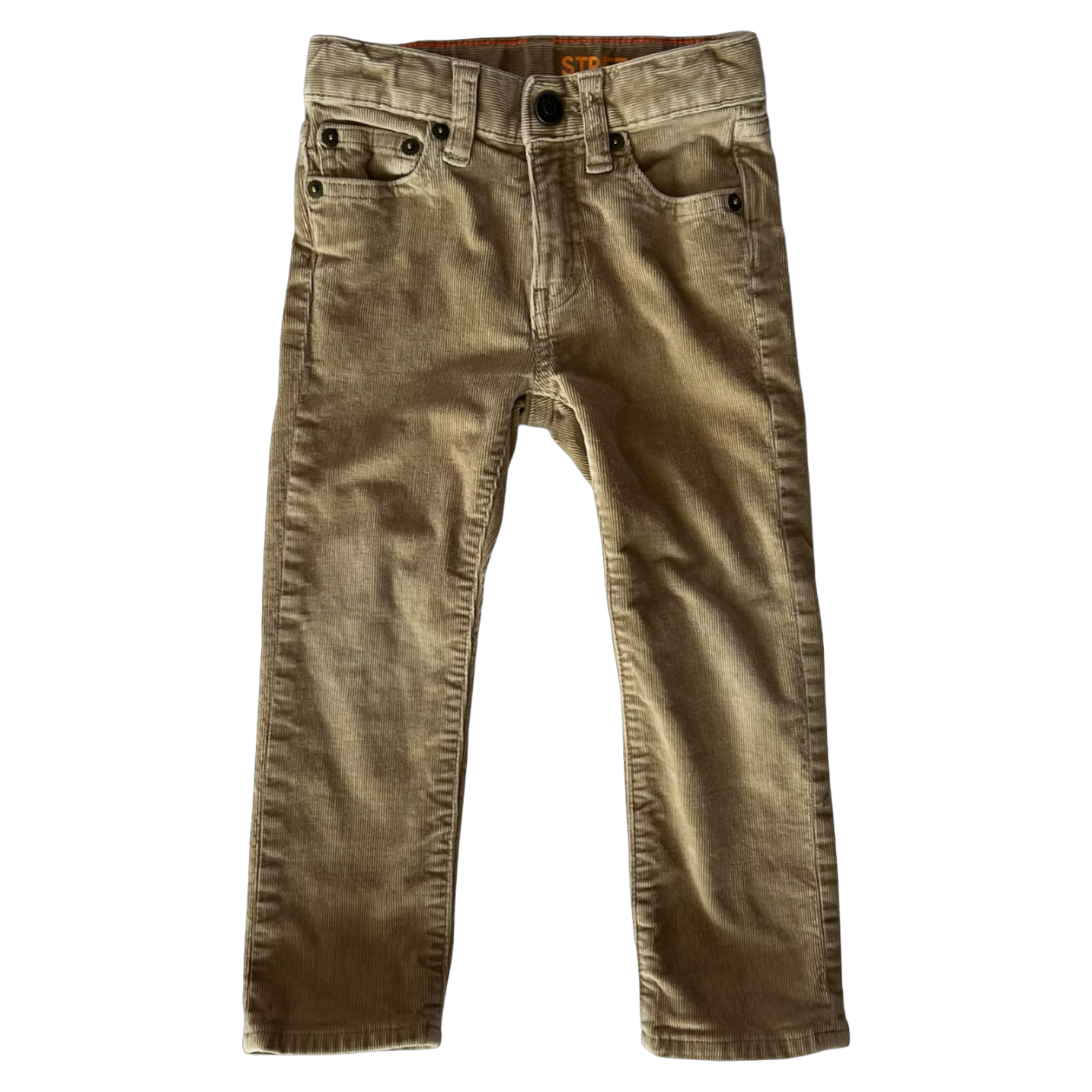 Crewcuts Khaki Corduroy Straight Pants 3Y