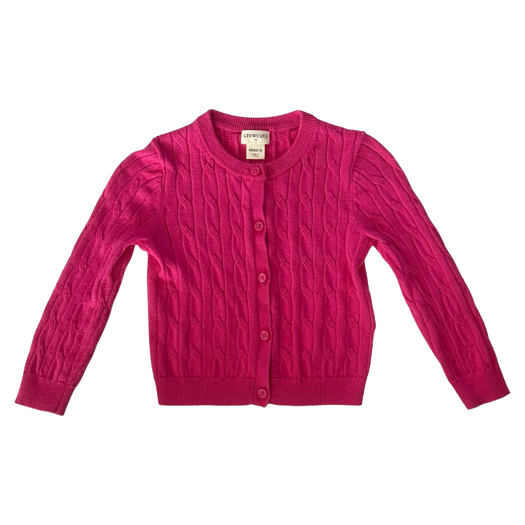 Crewcuts Pink Cardigan 2-3Y