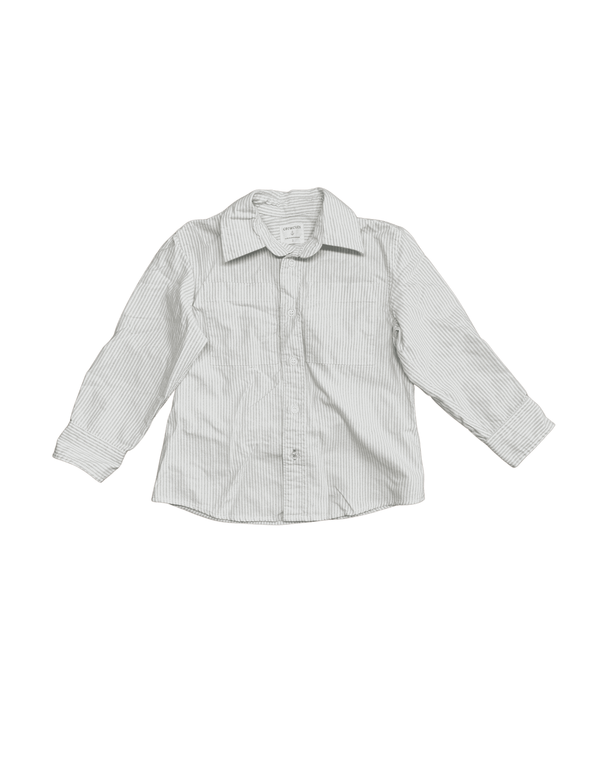 J. Crew Crewcuts Long-Sleeve Striped Button Down 3Y