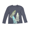 J Crew Crewcuts Glow In The Dark Grey Long-Sleeve Size L (10-11Y)