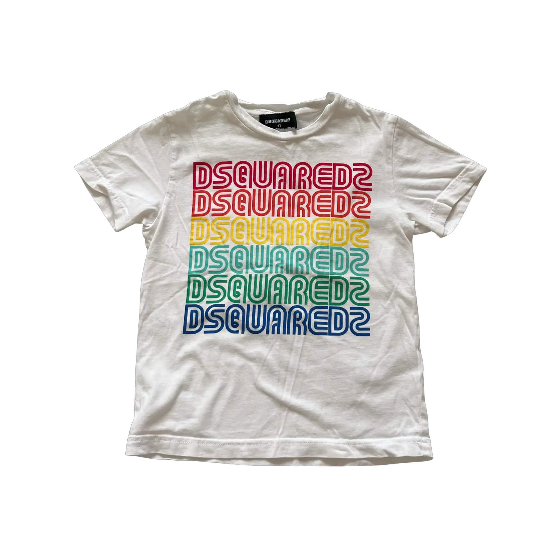 DSQUARED2 White Logo T-Shirt 5Y