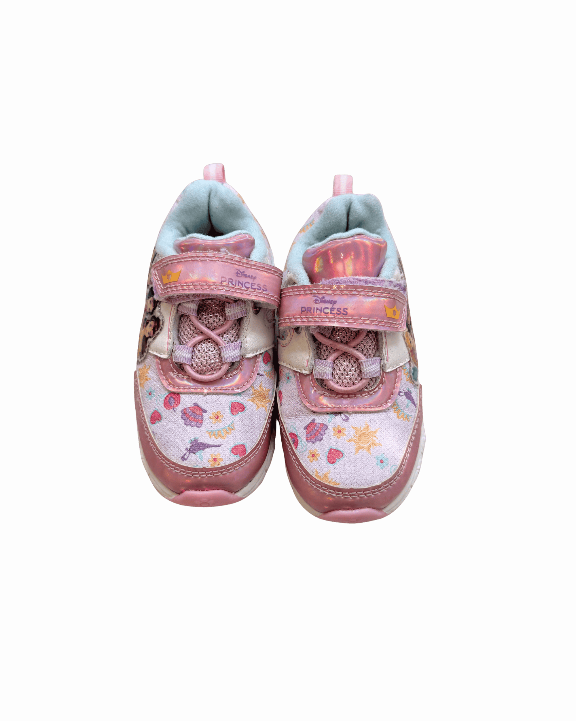 Disney Princess Pink Light Up Sneakers 3Y (US 7)