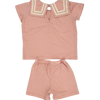 Maison Me Pink Shirt and Short Matching Set 12-18M