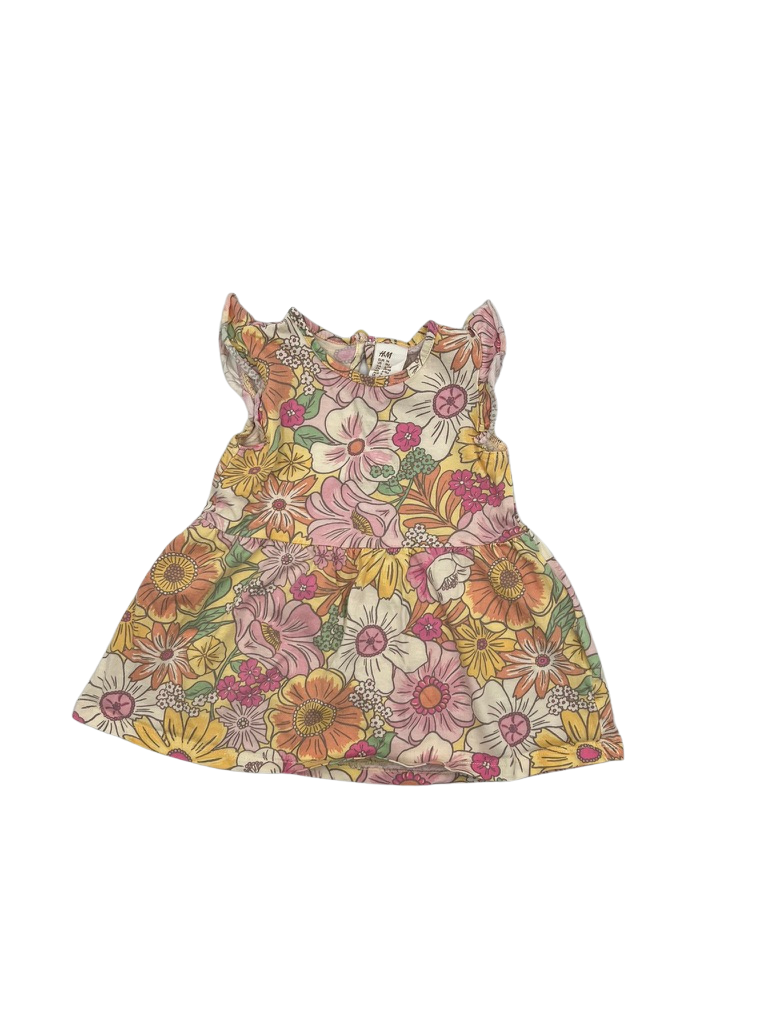 H&M Foral Sleeveless Dress 9M
