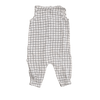 Firsts by Petit Lem Black and White Windowpane Check Romper 9M