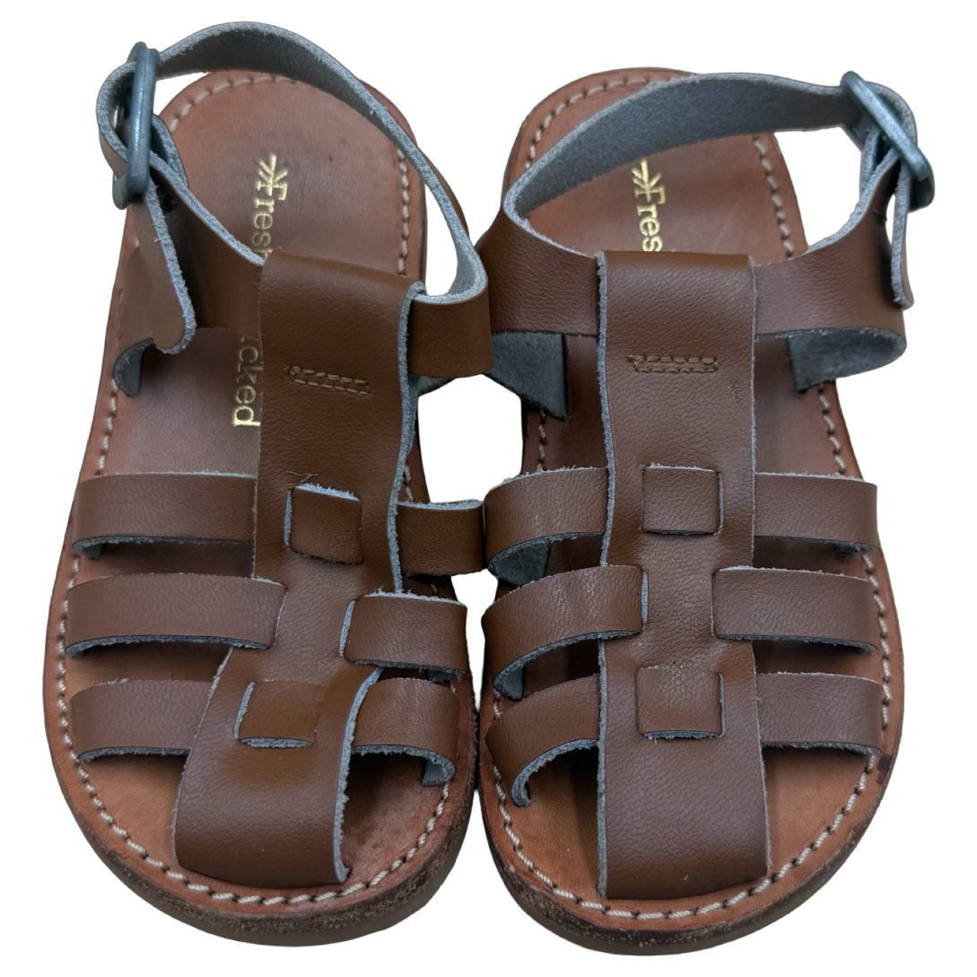 Freshly Picked Brown Fishermen Sandal 7 (US8.5)
