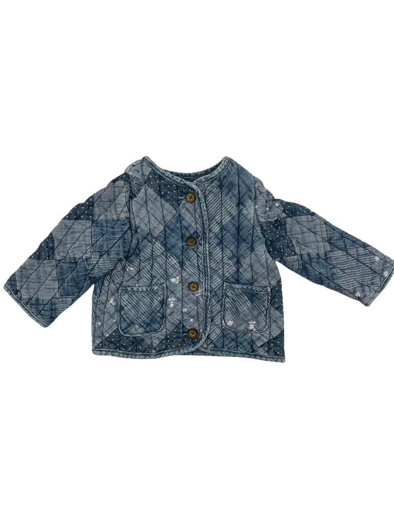 GAP Patchwork Denim Jacket 12-18M