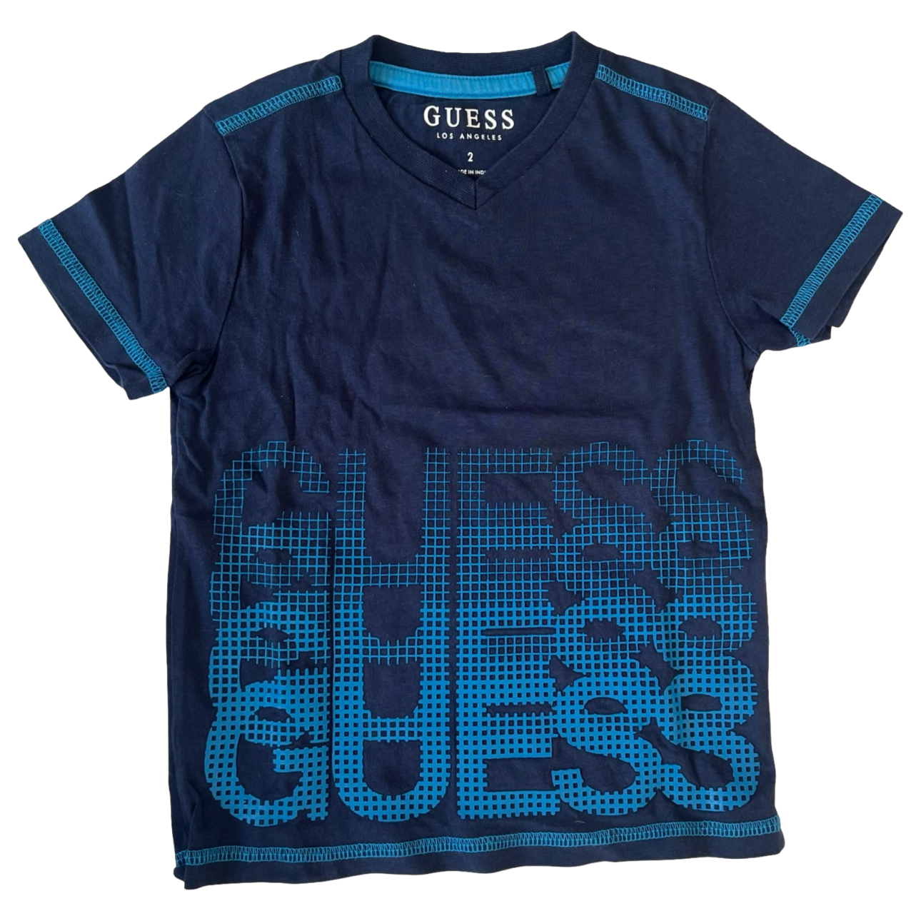 Guess Blue Logo T-Shirt 2Y