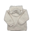 H&M White Teddy Fleece Hooded Jacket 3Y
