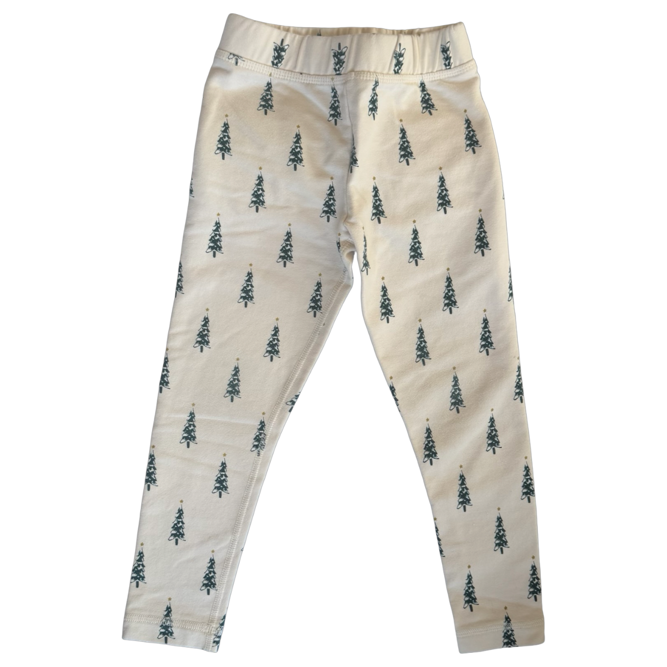 Hanna Andersson Christmas Tree Legging 4Y